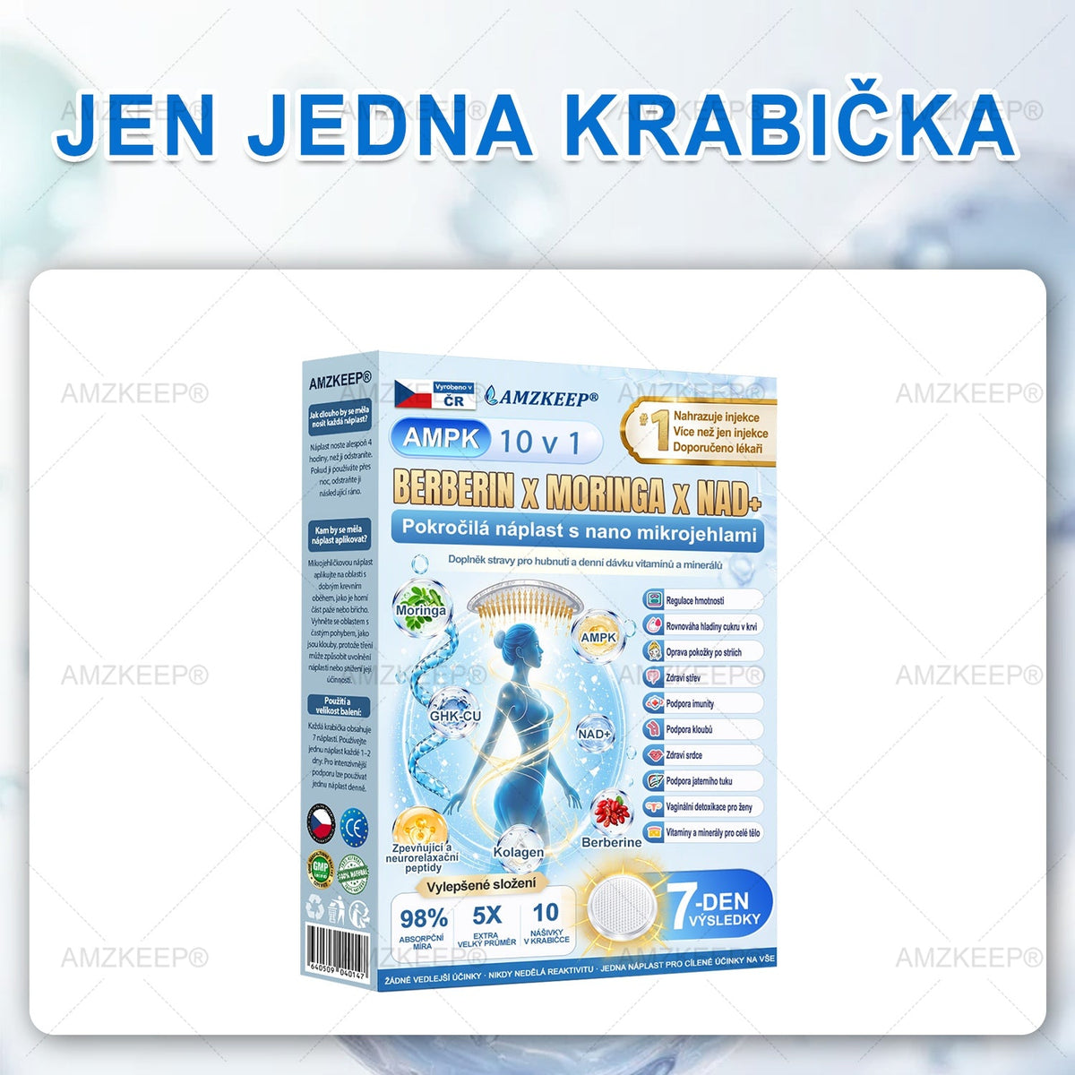 AMZKEEP® AMPK * Moringa * Berberin 10 v 1 –  Metabolická podpora,𝗖𝘂𝗸𝗿𝗼𝘃𝗸𝗮, 𝗦𝗽á𝗻𝗸𝗼𝘃é 𝗮𝗝 𝗣𝗿𝗼𝗯𝗹é𝗺𝘆 𝘀 𝗸ĺ𝗯𝗺𝗶 𝗮